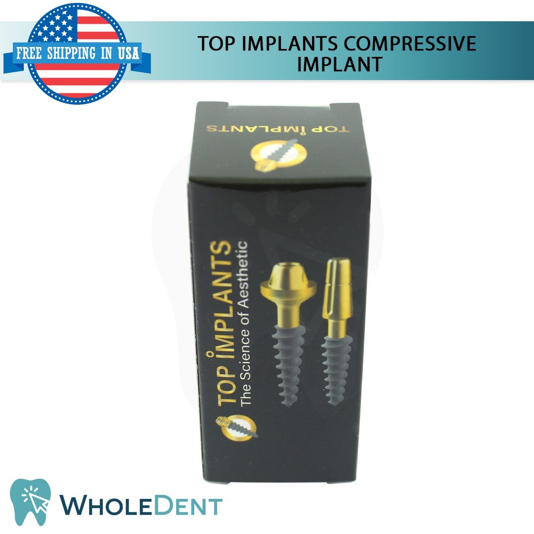 X5 Dental Compressive Monoblock Fixture Titanium Sterile SLA Surface Dentistry