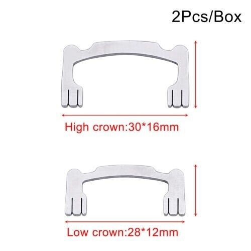 2 Pcs/Box Dental Polishing Strips Holder Resin Sanding Sticks High + Low Tool
