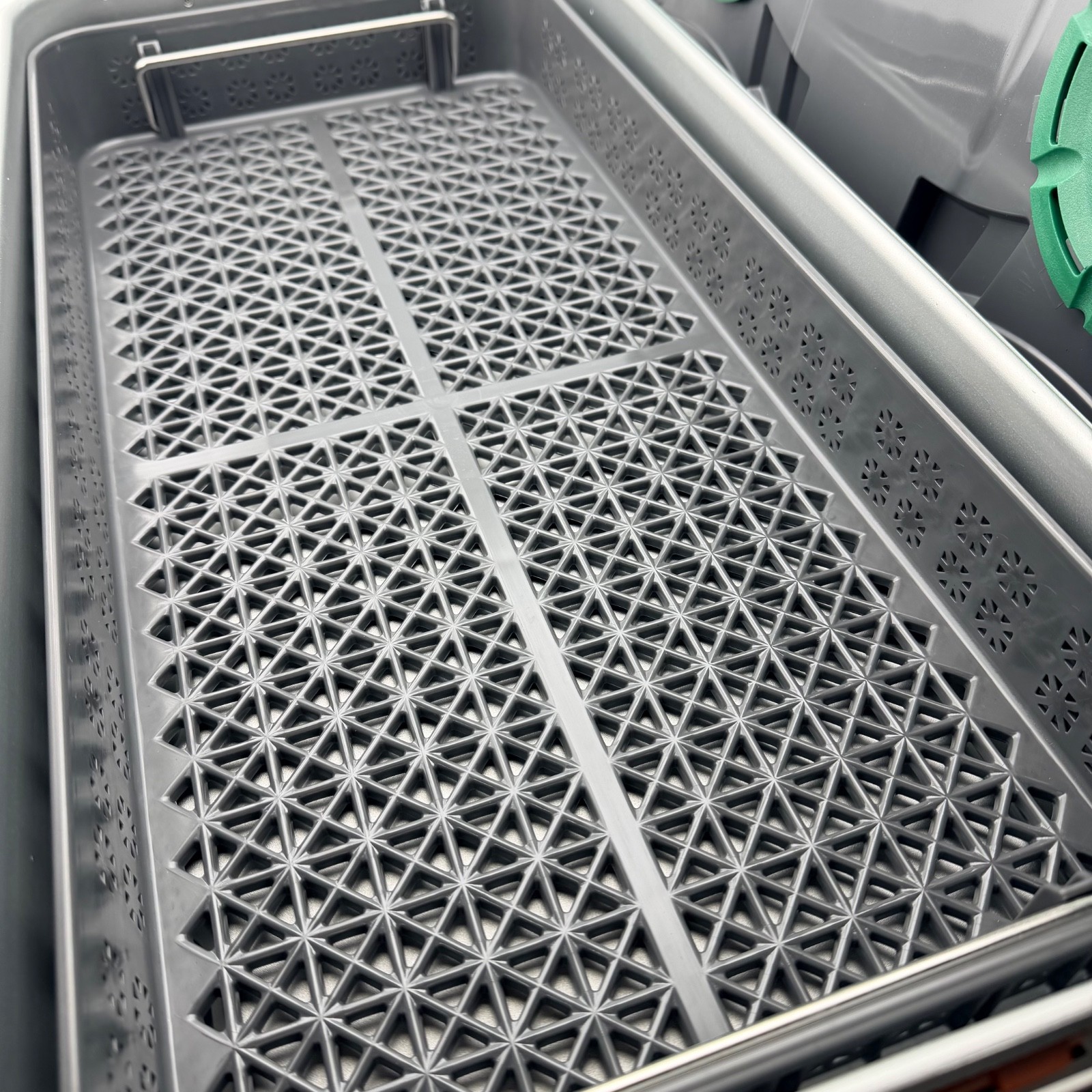 Autoclave Sterilization Tray Filterless Case for Surgical Instrument 20 x 10 x 3