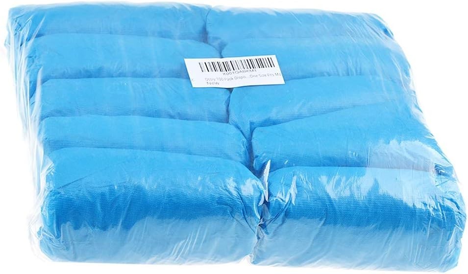 100 Pack Disposable Hygienic Boot & Shoe Covers 100 pack50 Pairs|Waterproof S…