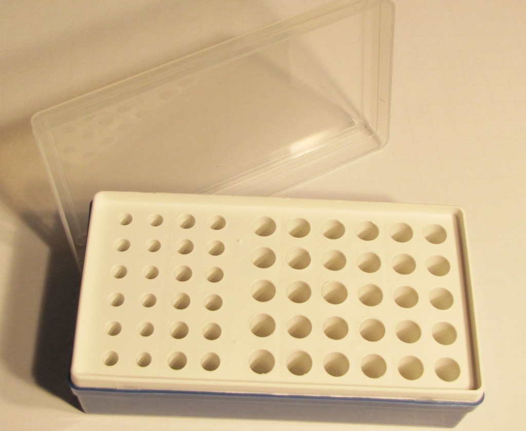 Plastic Rack Box Micro Centrifuge Tube Mixed Size (0.2 to 2 Ml) Freezer Storage
