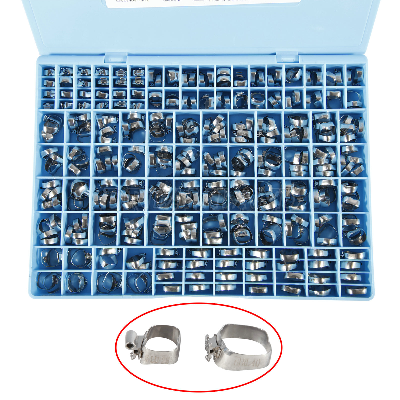 340PCS Orthodontic 1st Molar Bands Convertible Roth/MBT 022 Buccal Tube c