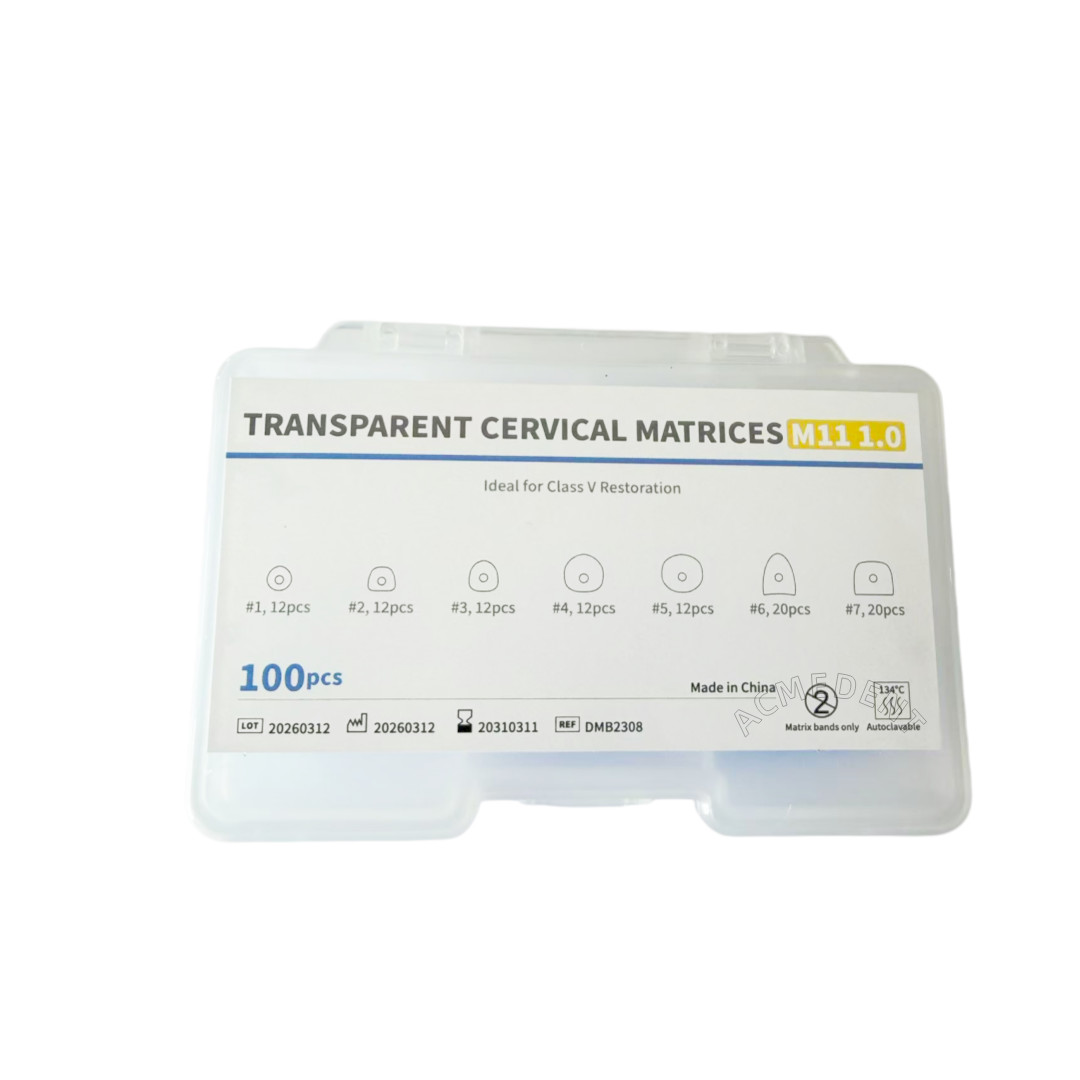 Dental Matrix Blue Transparent Cervical Matrices Gingival Class V Restoration Co