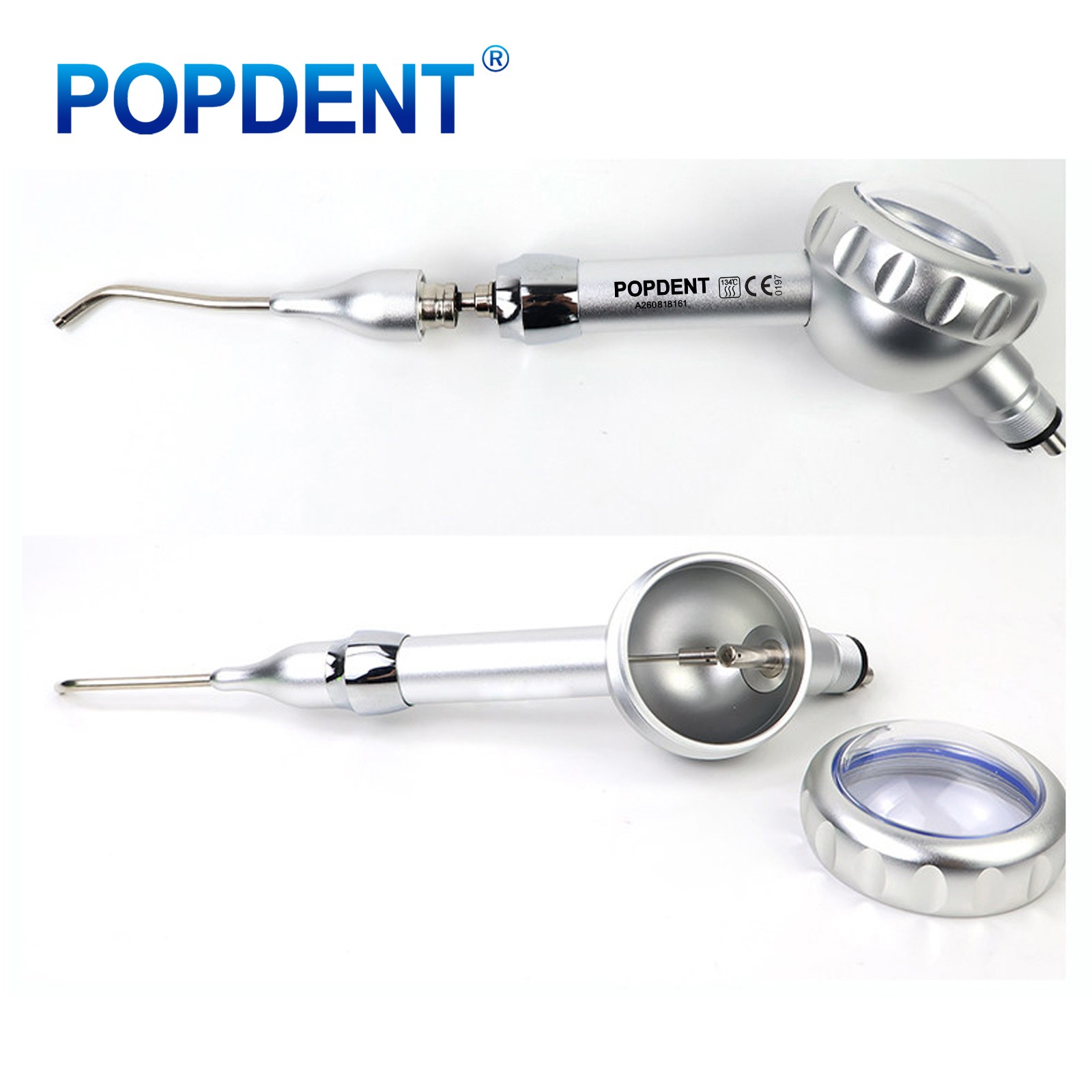 POPDENT 2/4Hole Dental Air Flow Hygiene Prophy Polishing Polisher Handpiece Jet