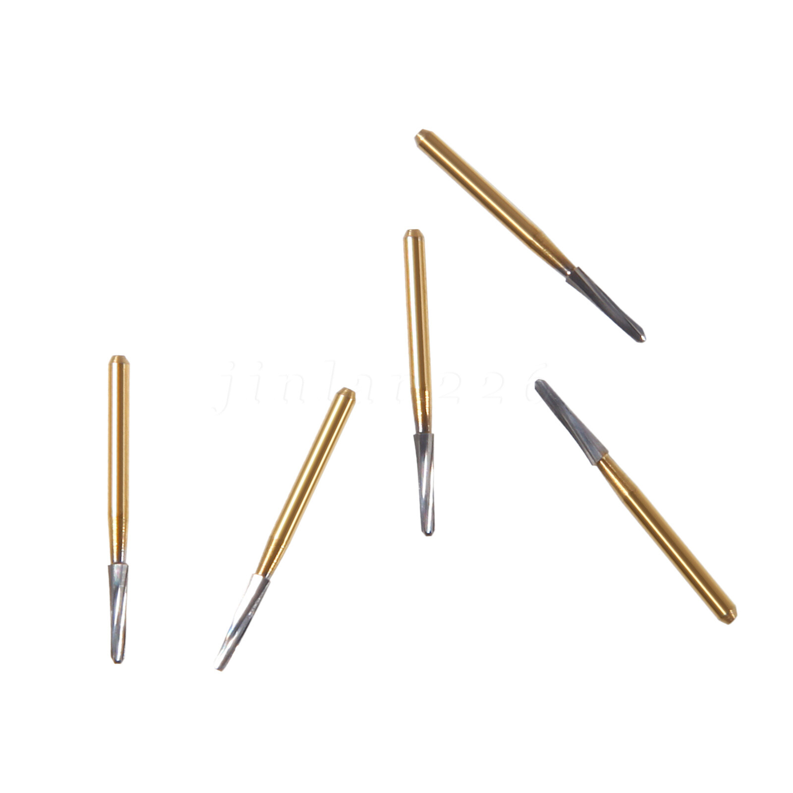 5PCS Dental Endodontic ENDO-Z Tungsten Carbide Burs FG Round Bur High Speed 21mm