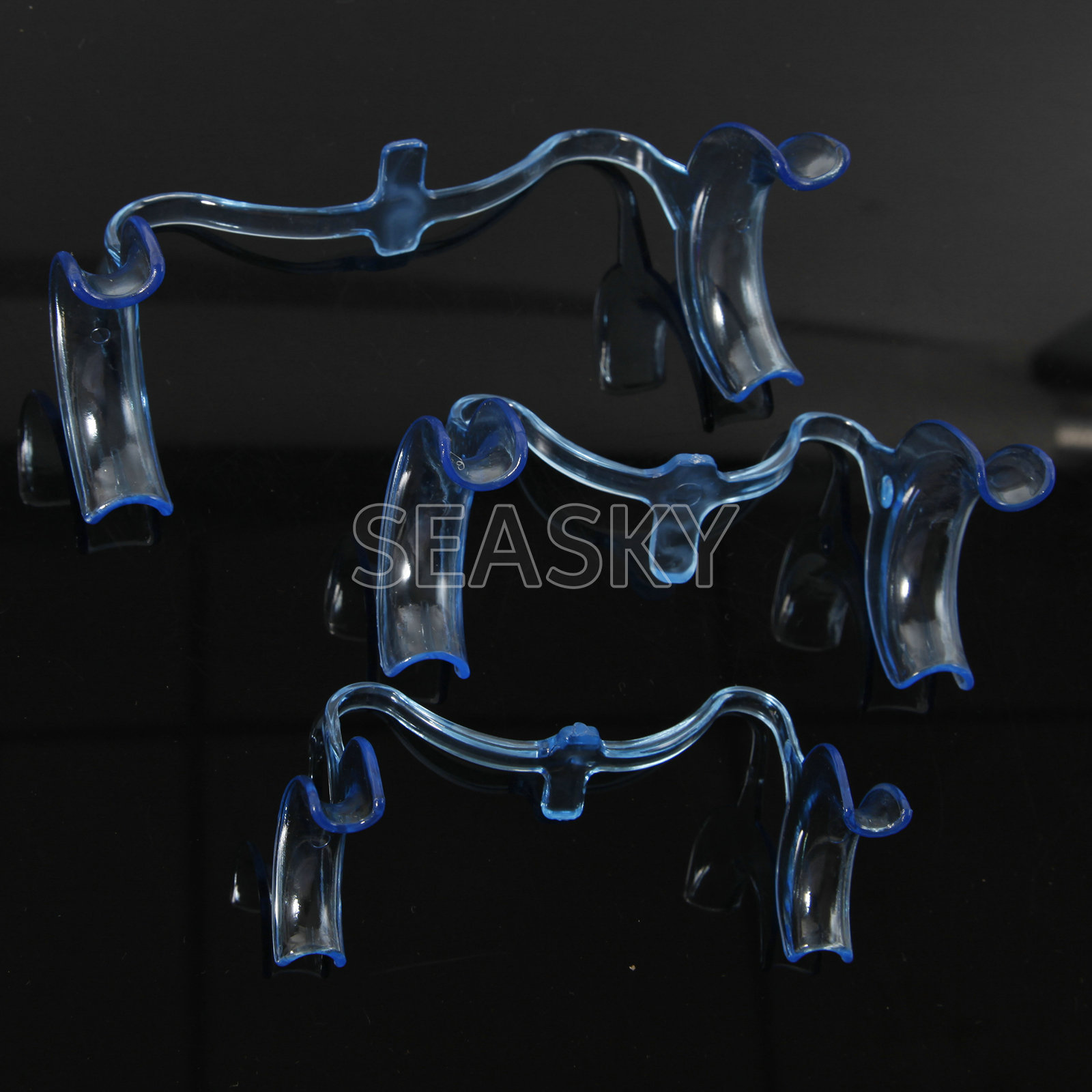 3 Pcs Dental Oral Cheek/ Lip Retractor Teeth Whitening W Type Mouth Opener