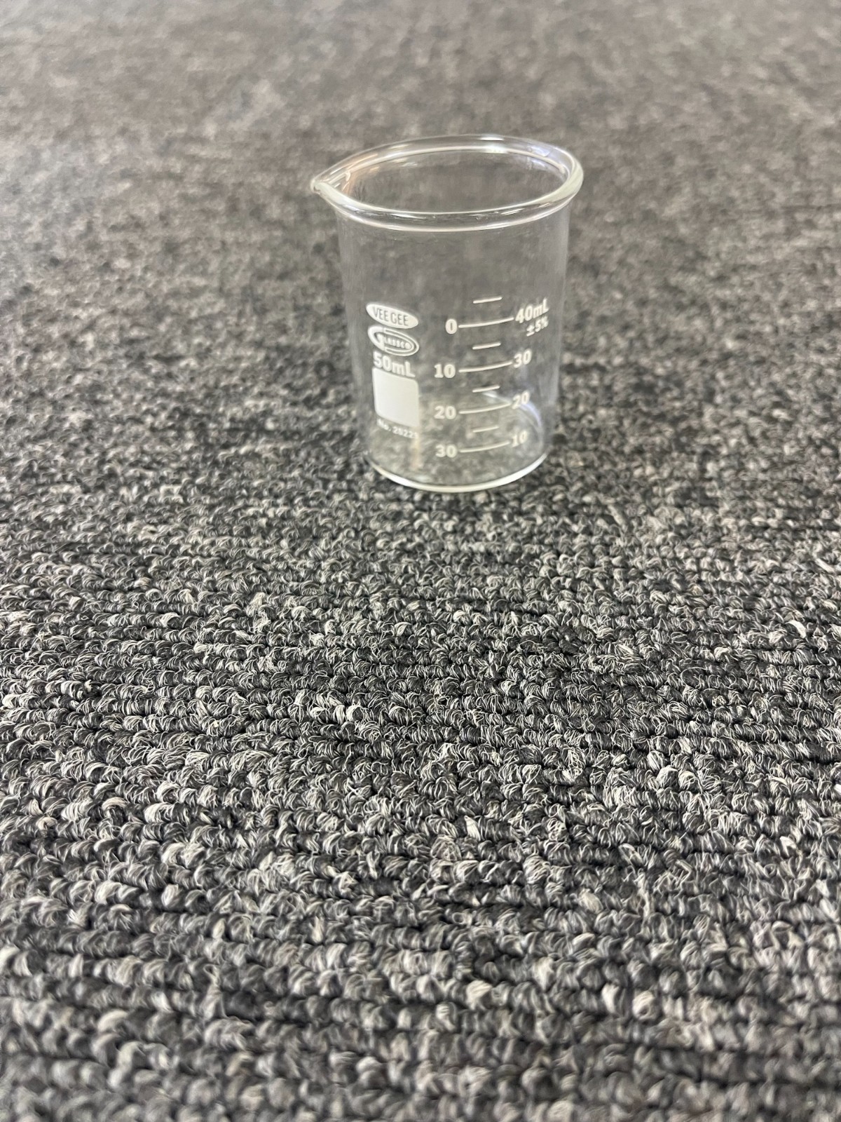 50mL Vee Gee Glassco Beaker