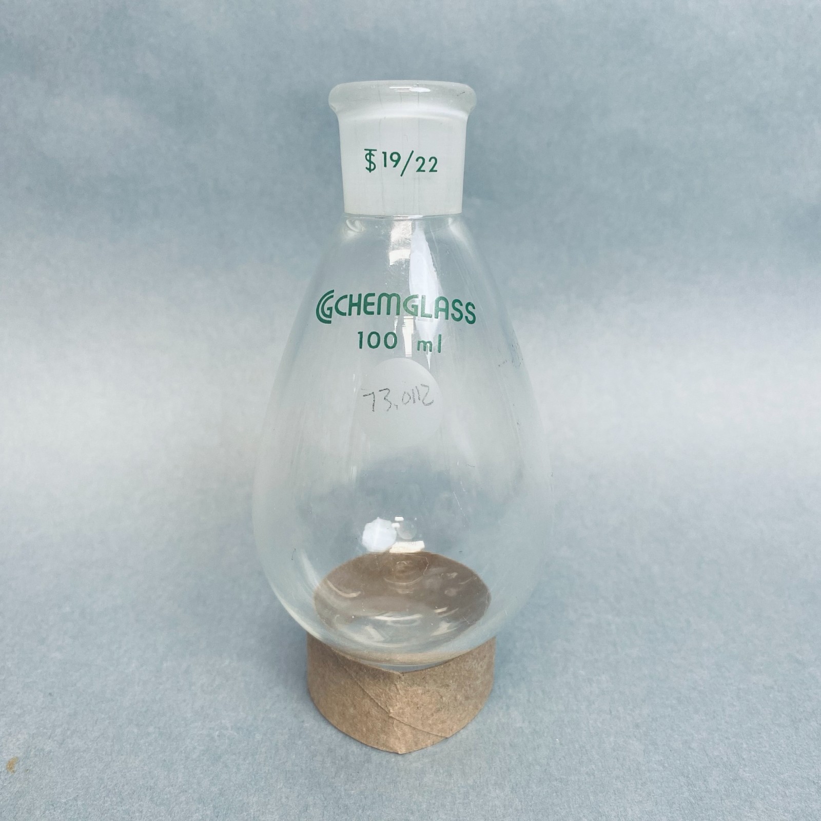 Chemglass Evaporating Flask 100 ml 19/22 Upper Joint