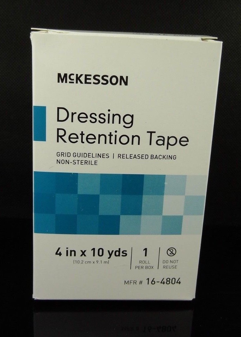 McKesson Dressing Retention Tape ~ 4 in x 10 yds ~ Non-Sterile ~ 16-4804