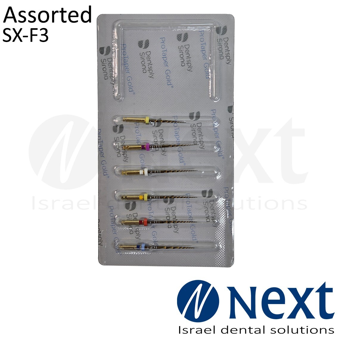Dental NiTi Super File Universal Tapered Sx-F3 canal rotary 25 mm Set Assorted