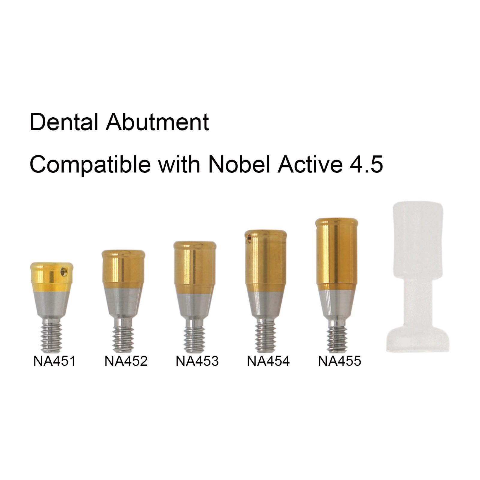 Overdenture Locator Abutment Interna Hex Conical Connection RP for Nobel Biocare