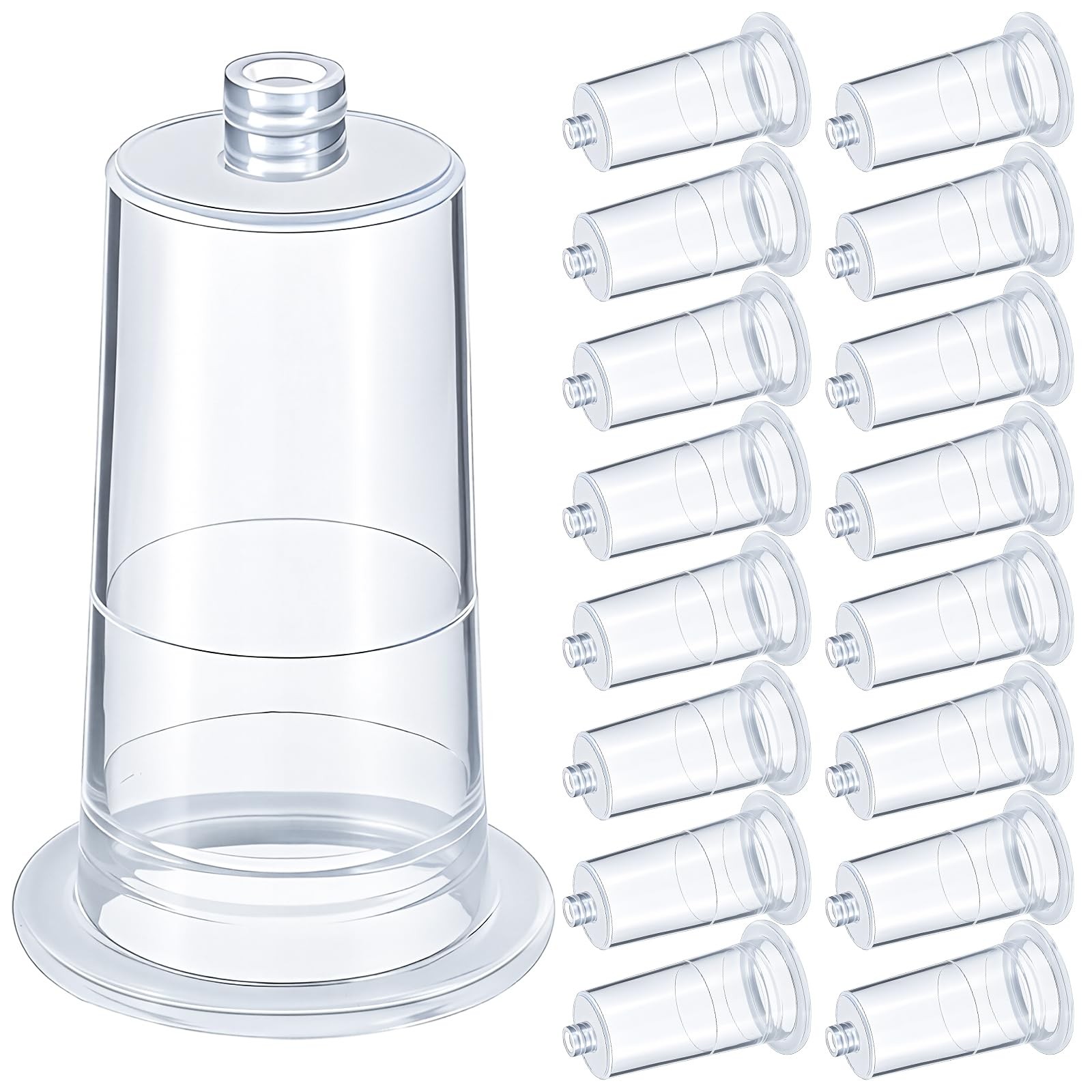 400 Pcs Disposable Needle Holder Transparent Connector Students Training Tool…