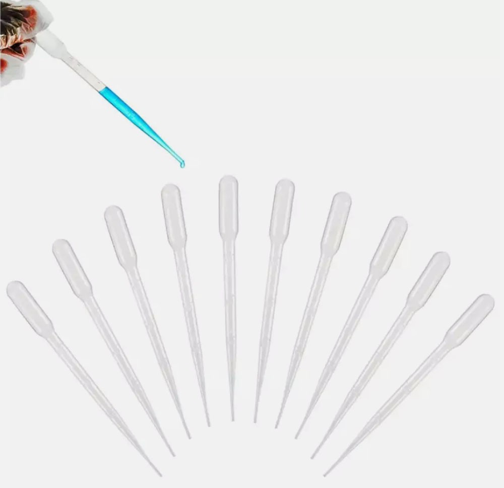 100-1000X 0.2ml Disposable Polyethylene Eye Dropper Transfer Graduated Pipettes