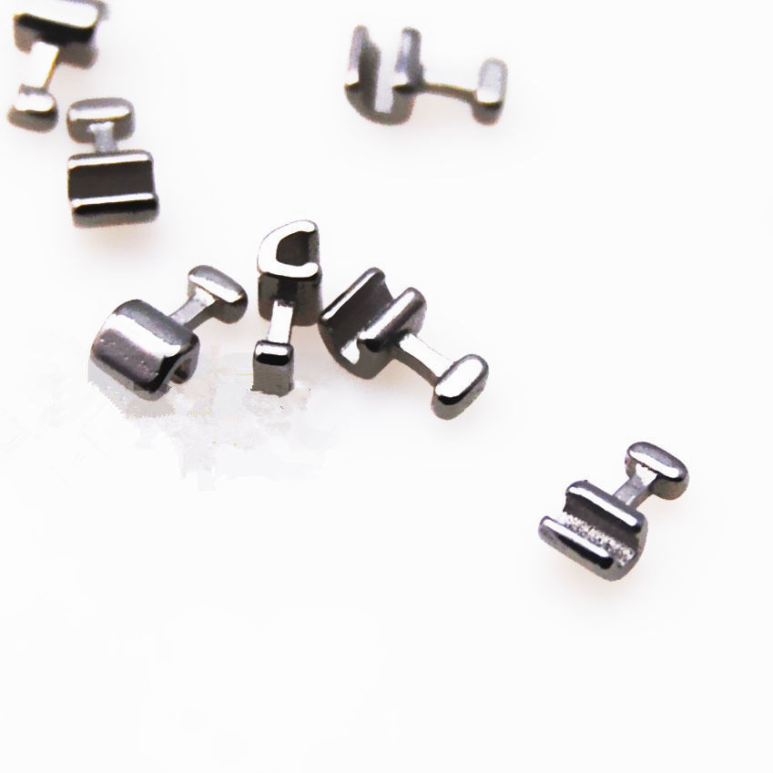 1 Pack 10 Pcs Dental Orthodontic Crimpable Hooks Short Type Stainless Steel
