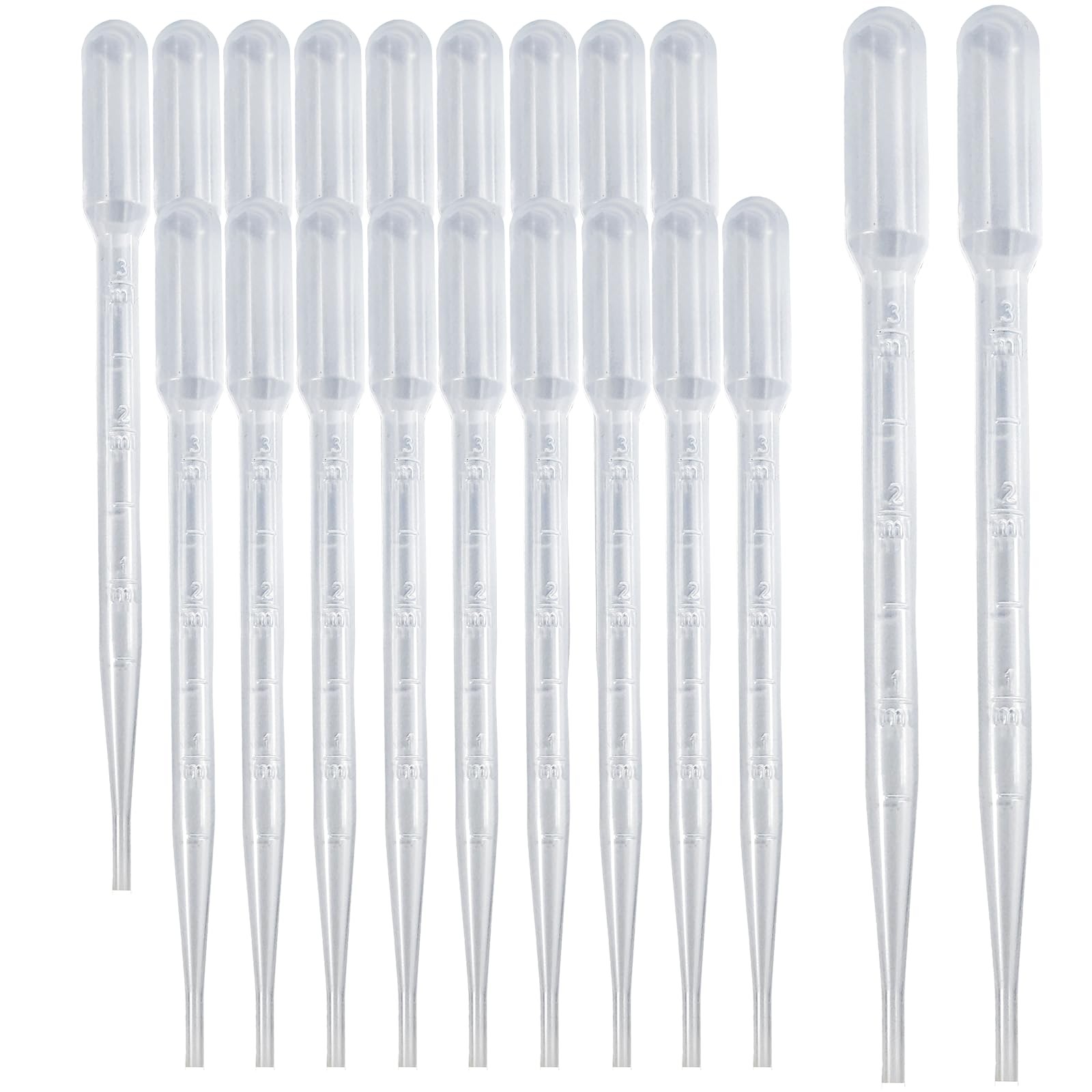 20 PCS 3ml Dropper Pipettes – Disposable Pipettes Dropper for Accurate Liquid…