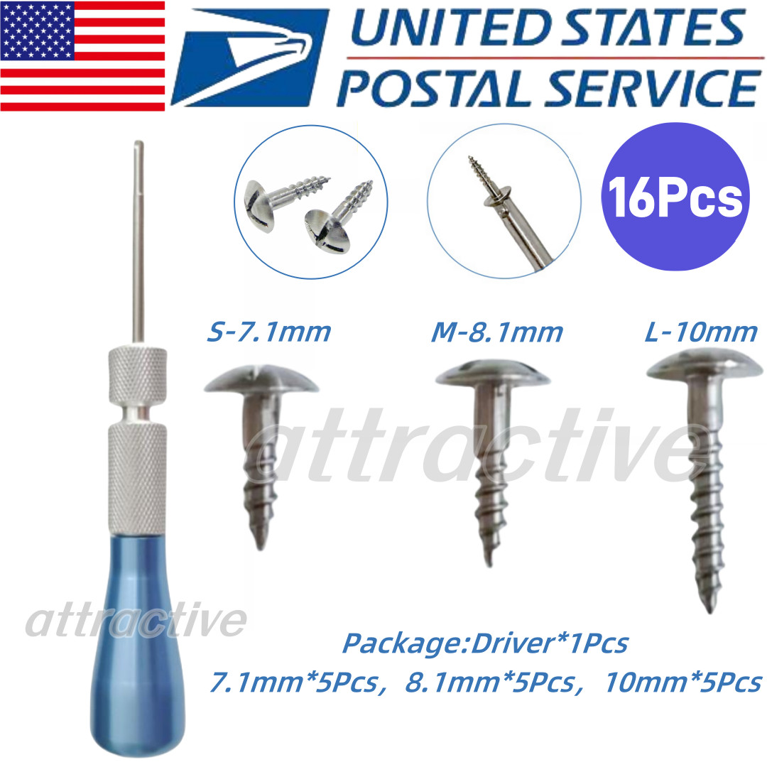 Dental Bone Tack GBR Screw Guid Bone Regeneration Membrane Tenting Pins S/M/L