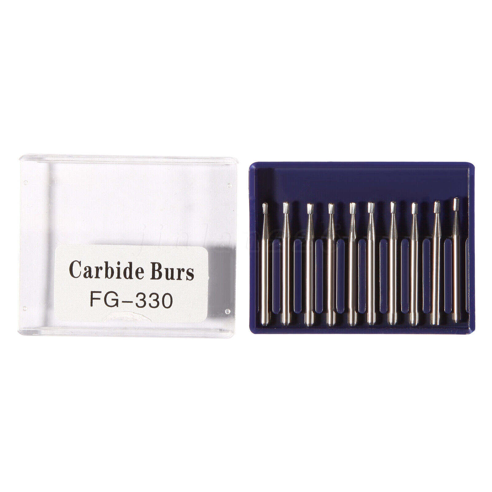 Dental Midwest FG #330 Short Shank Pear Shaped Carbide Burs 100/Pk