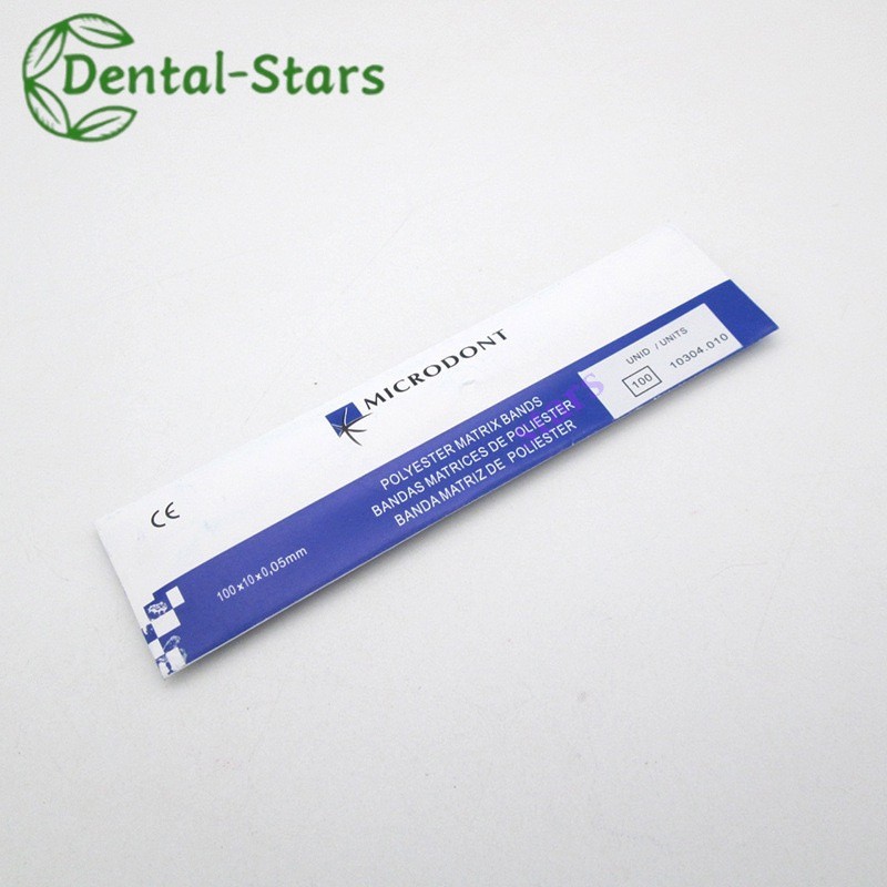 Dental Polyester Matrix Bands Clear Anterior Resin Restoration Matrices Strips