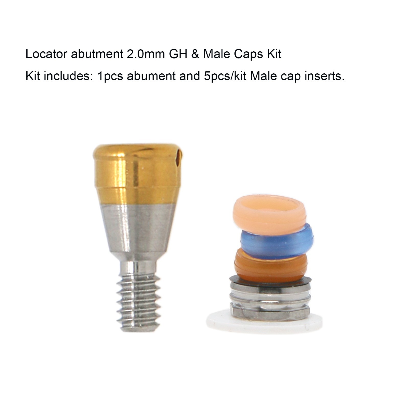 US Dio Overdenture Locator Abutment​ compatible With DlO UF(ll) Fixture Regular