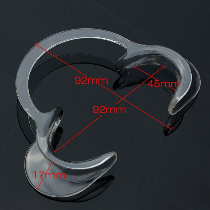 Dental C-shape Cheek Retractor Orthodontic Lip Mouth Opener Spreader for Dentist