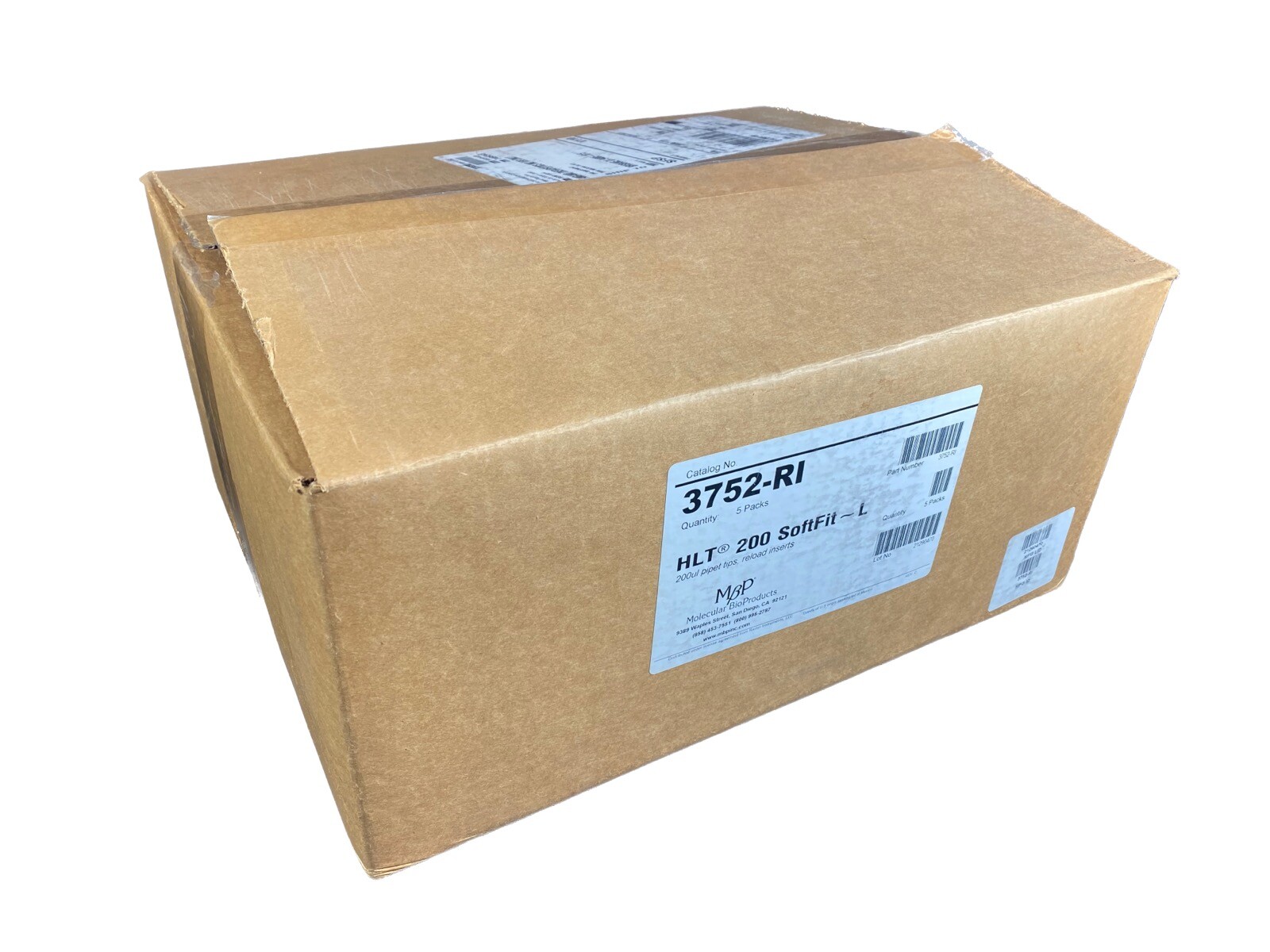 MOLECULAR BIOPRODUCTS 200µL SoftFit-L Pipette Tip Reload System 3752-RI(4800/cs)