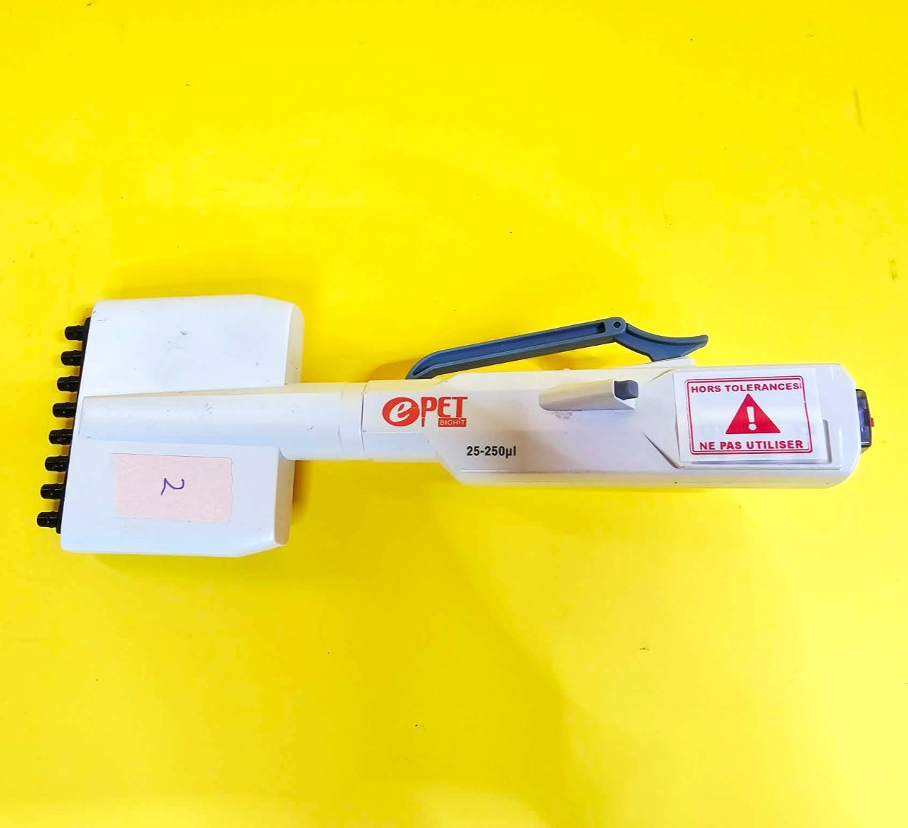 ⚡UNTESTED⚡BIOHIT EPET 25-250µL ul ELECTRONIC AIR-DISPLACEMENT MICROPIPETTE LCD