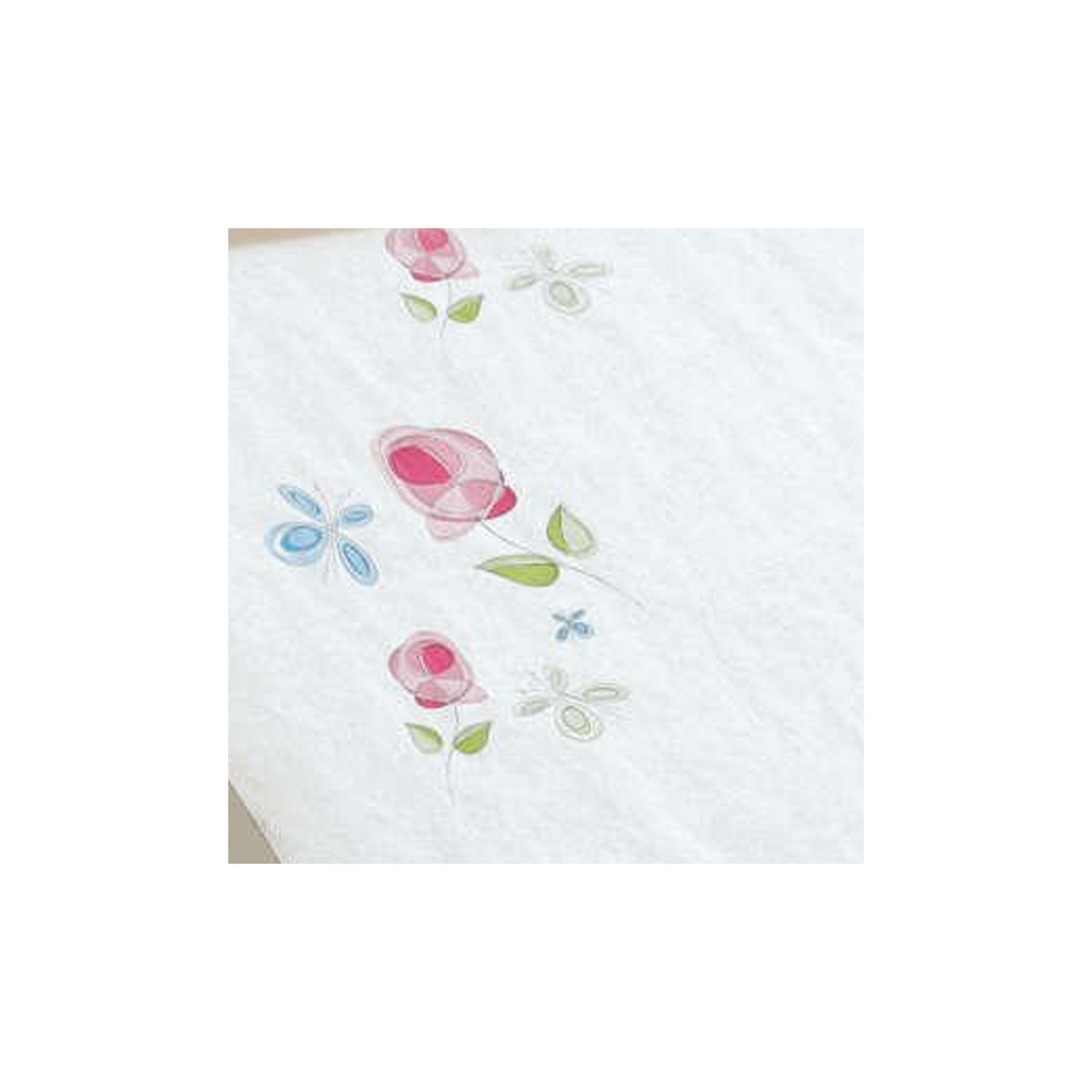 Rose Garden Table Paper White Smooth 21» W x 225′ L 12 Rolls