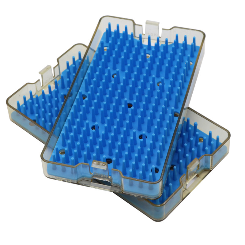 Two-ply Sterilization Case Disinfection Tray Box Opthalmic Surgical Instrument