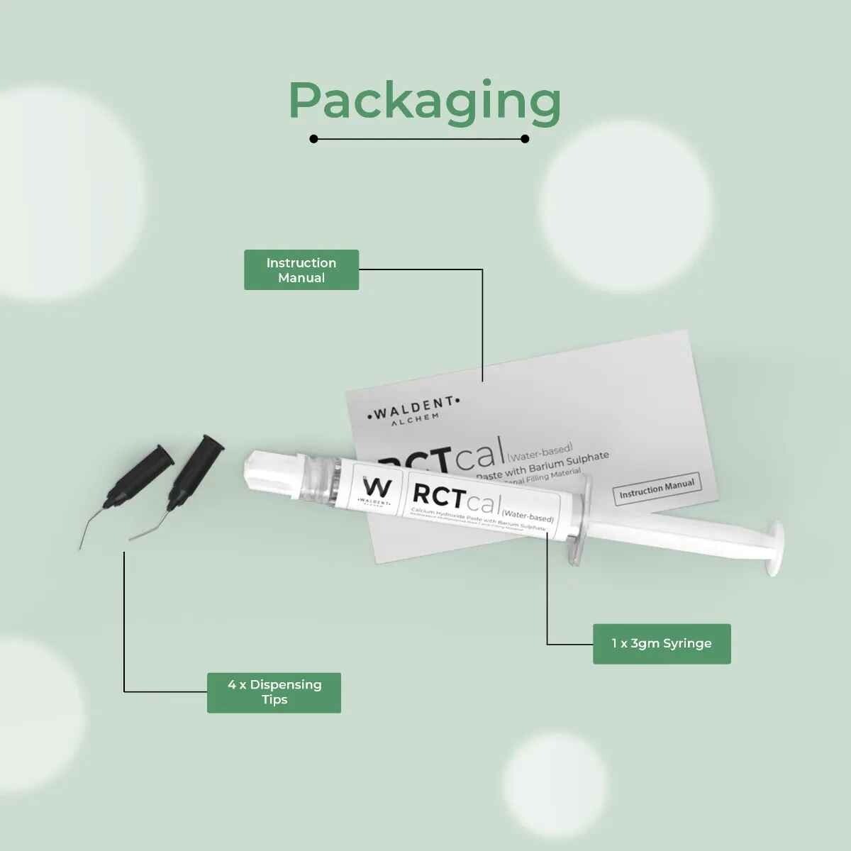 Waldent RCTcal Calcium Hydroxide Paste For Dental