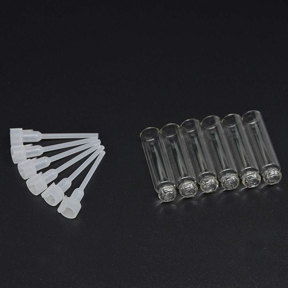 Mini Glass Perfume Sample Bottles 100 Pcs Refillable Vials 1ml Essential Oil Tra