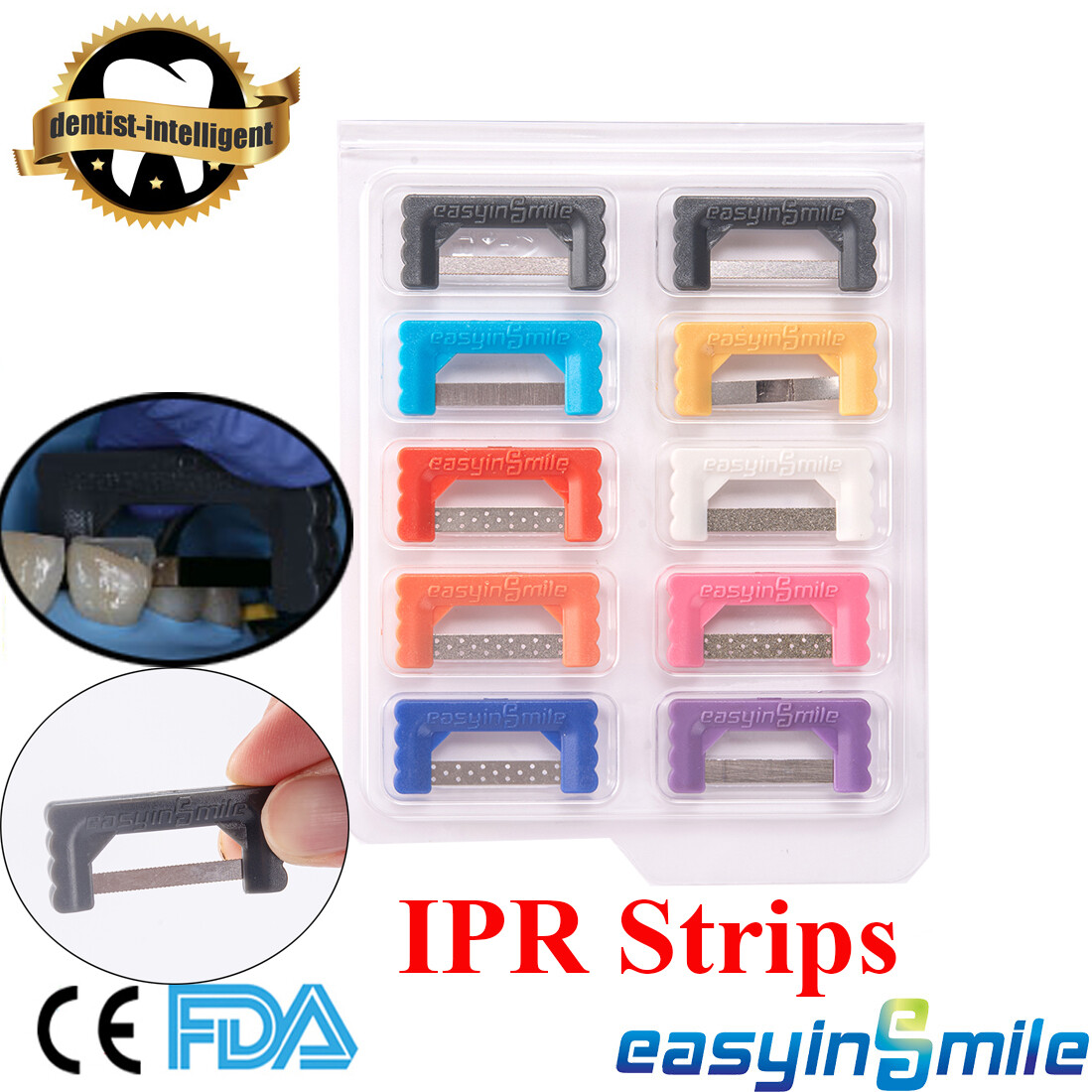 10XDental IPR Disc Interproximal Reduction Quick Strips Serrated Saw Orthodontic