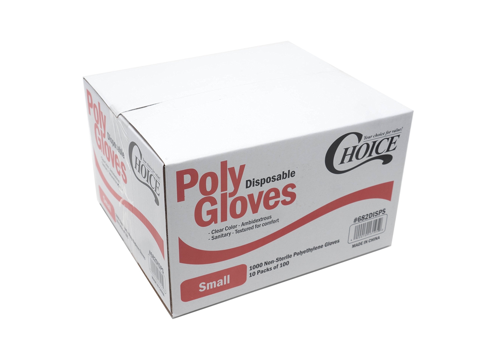 Choice Poly Disposable Polyethylene Gloves pack Of 1000 Small