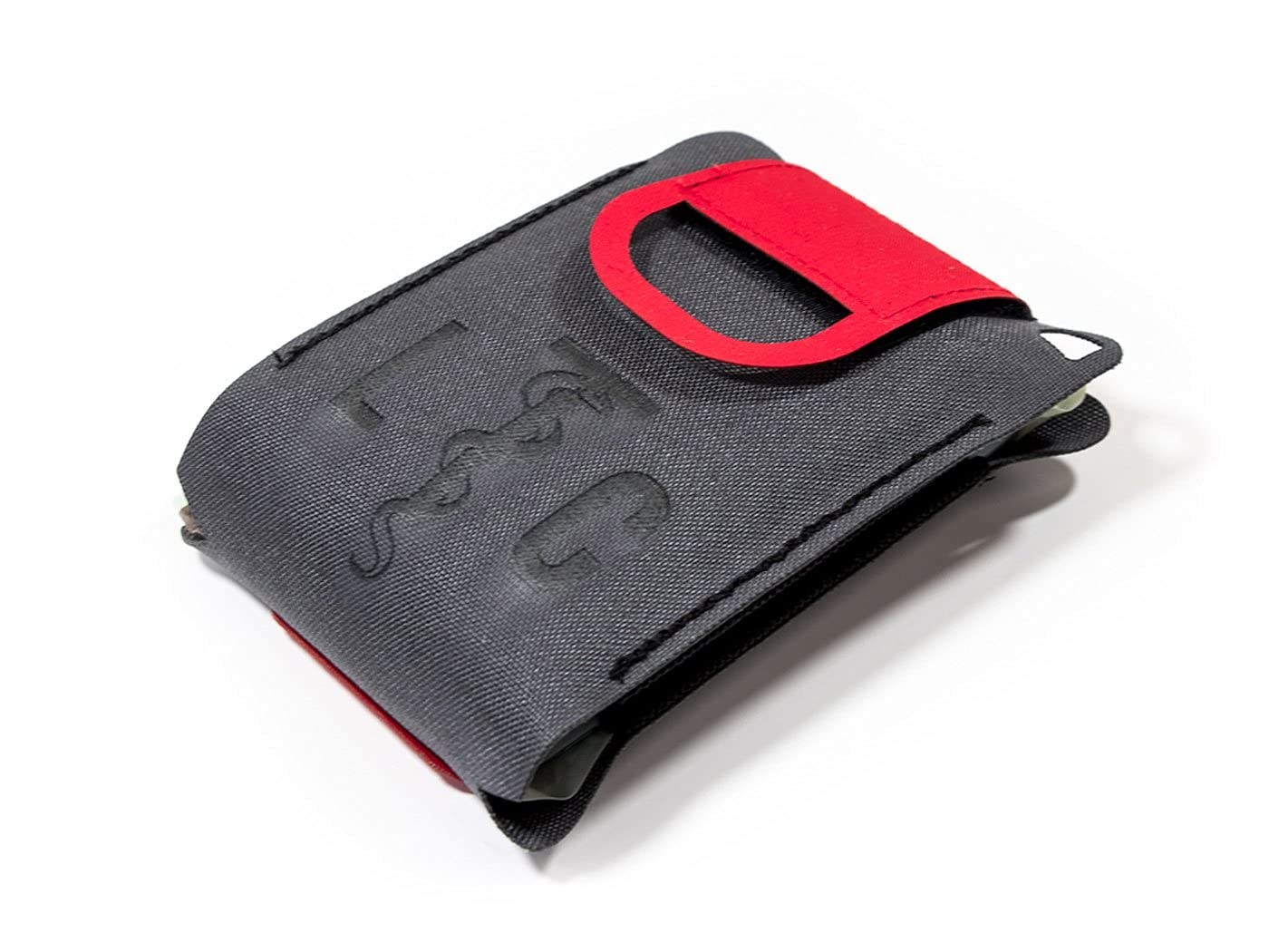 Live The Creed Edc Pocket Trauma Kit Wolf Grey/Red