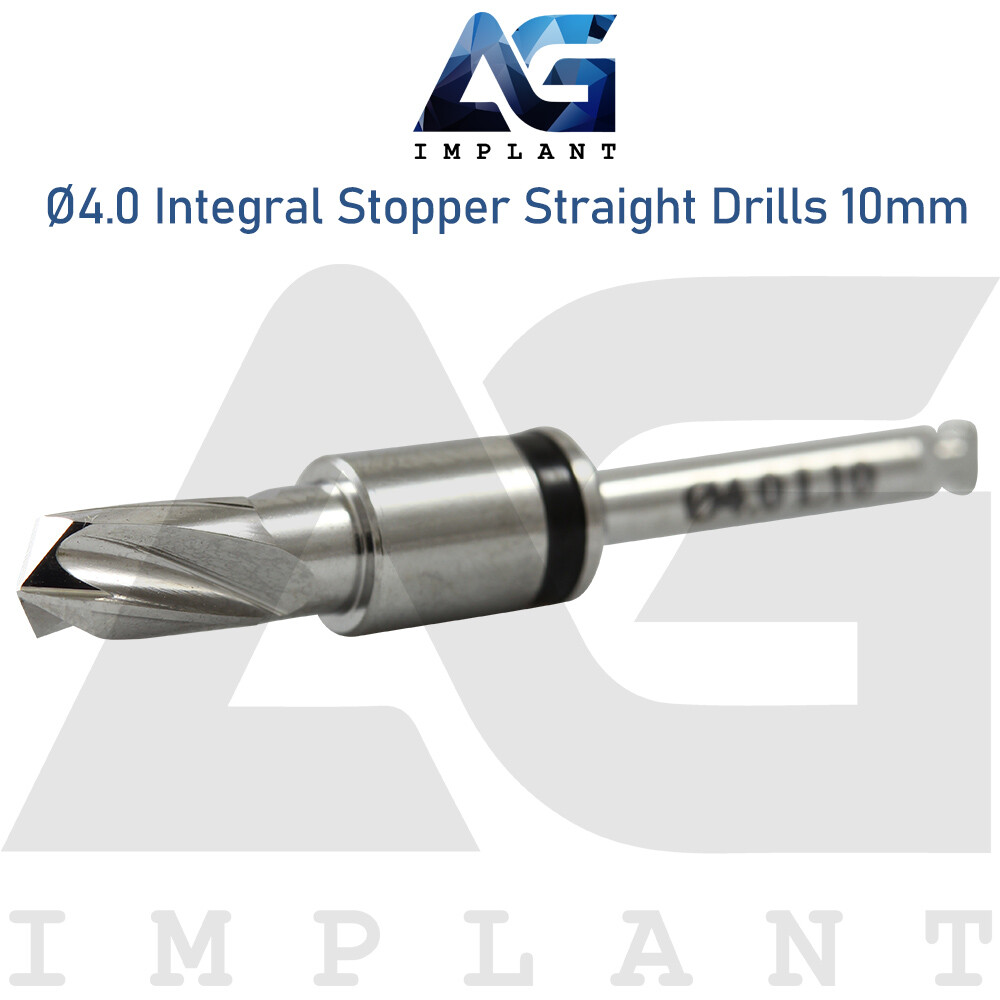 Ø4.0 Integral Stopper Straight Drill External Irrigation Dental Tool Dentistry