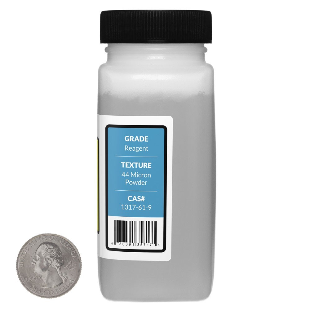 Black Iron Oxide [Fe3O4] 99% ACS Grade Powder 8 Oz in a Space-Saver Bottle USA