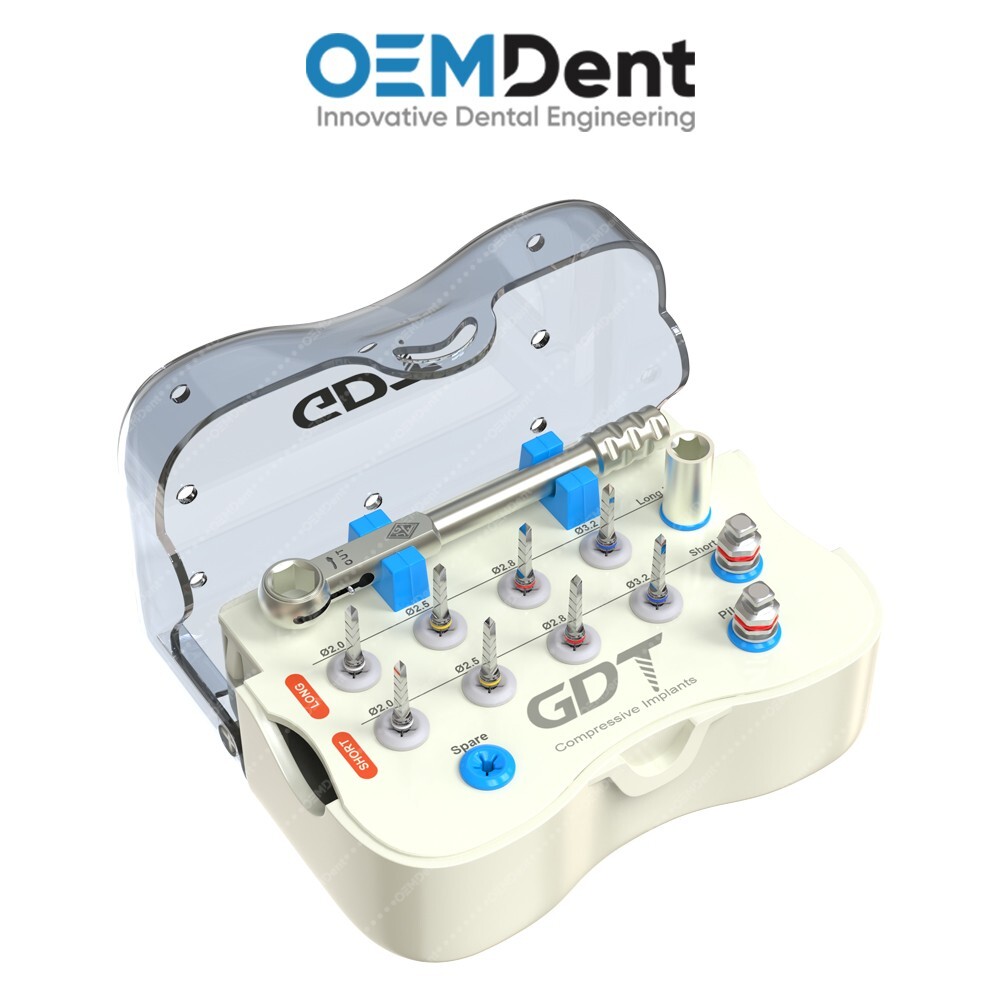 GDT Basic Kit Box For One Piece Fixtures System Dental Drills Drivers Tools
