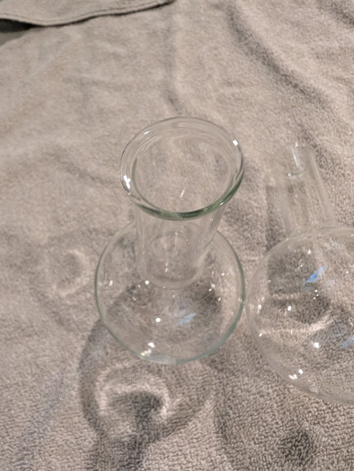 Vintage Pyrex 200ml Round Bottom Boiling Flask RBF Lab Glass Chemistry Refining