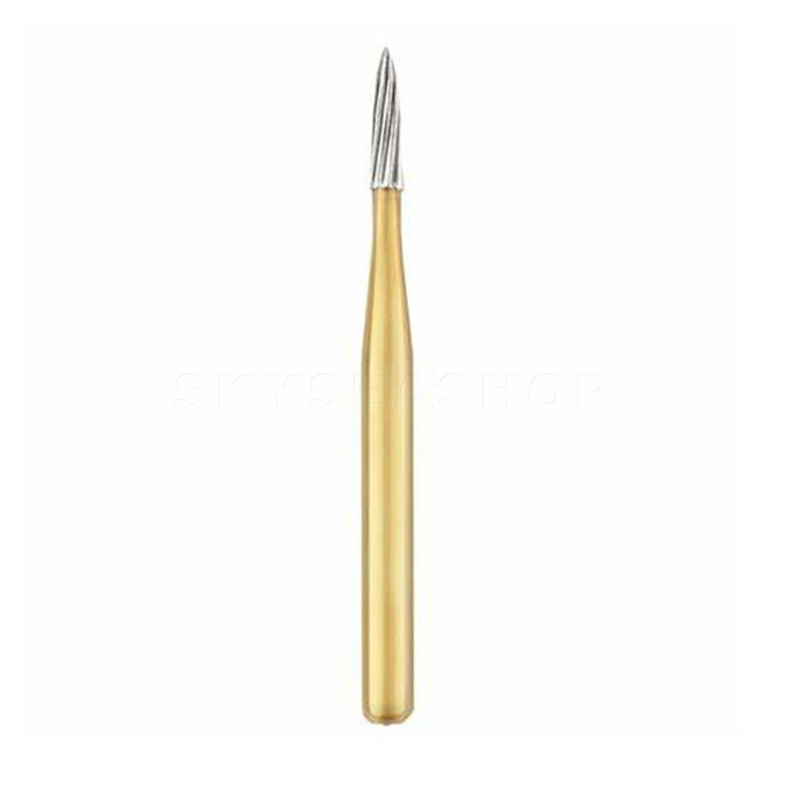 10 Pcs Dental Trimming&Finishing Gold Burs Carbide Burs 7901/7903/7406/7404/1958