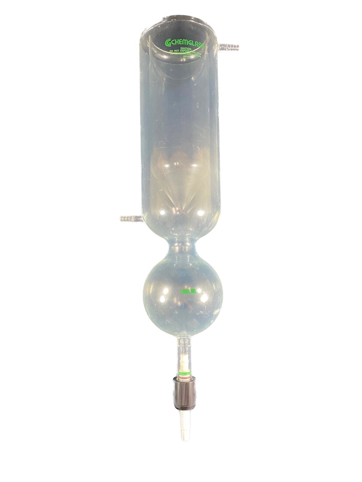 CHEMGLASS 1000mL Solvent Vapor Chem-Drain Plastic Coated Vacuum Trap CG-4523-01