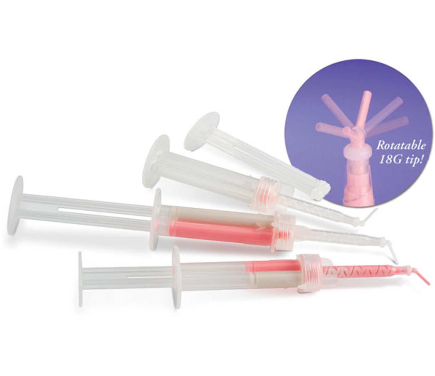 Mojo II Syringes 100/Bx. Disposable VPS Syringes. New larger size holds 1.8cc