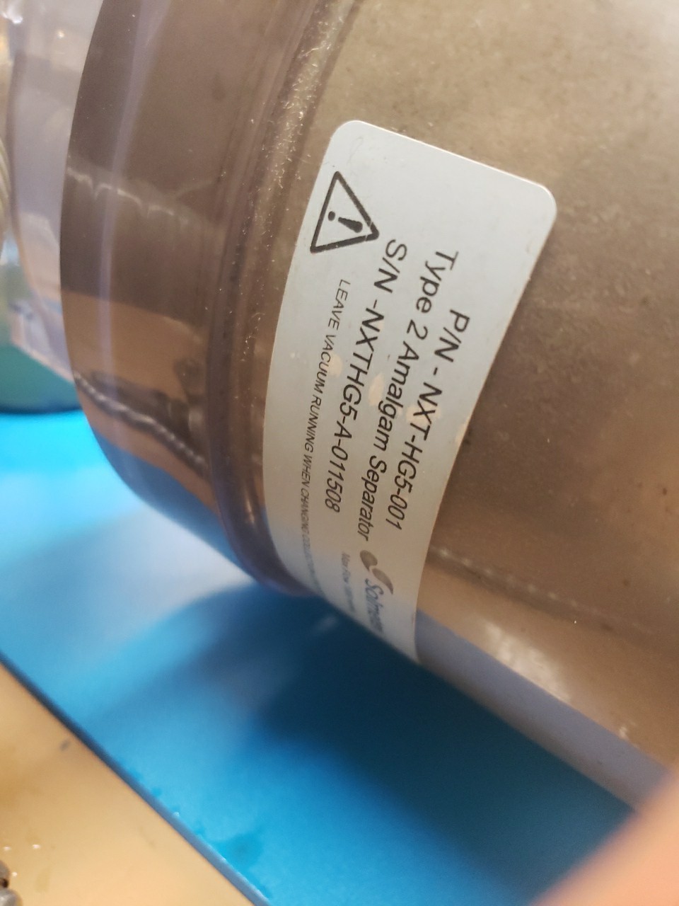 Type 2 Amalgam Separator Solmetex Hg 5 NXT-HG5-001 HG5-002 Container