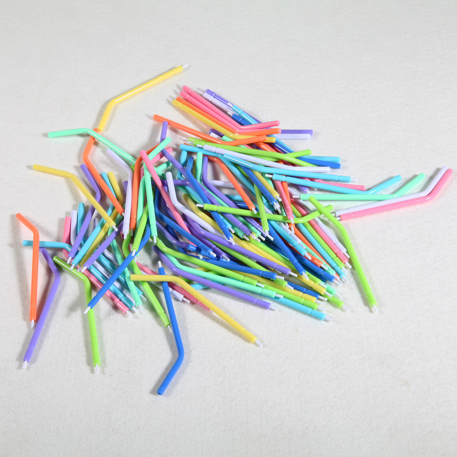 Dental Disposable 3-Way Use Air Water Syringe Triple Spray Nozzles Tips Colors