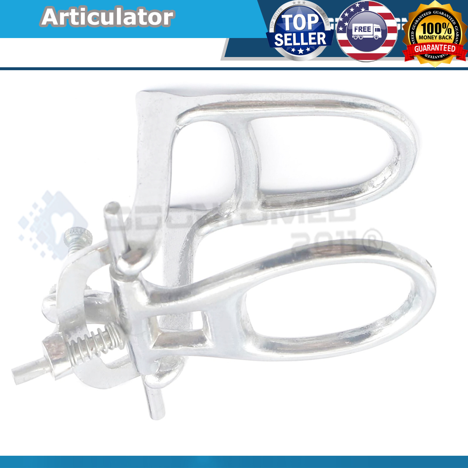 Adjustable Magnetic Articulator Dental Lab Equipment Dentist Full Teeth (MEDIUM)
