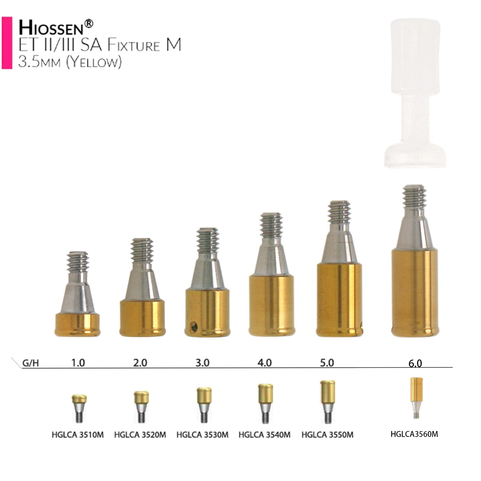 Hiossen/Nobel/Bego/Zimmer TSV/MIS Implants Tapered Locator Attachment Abutment