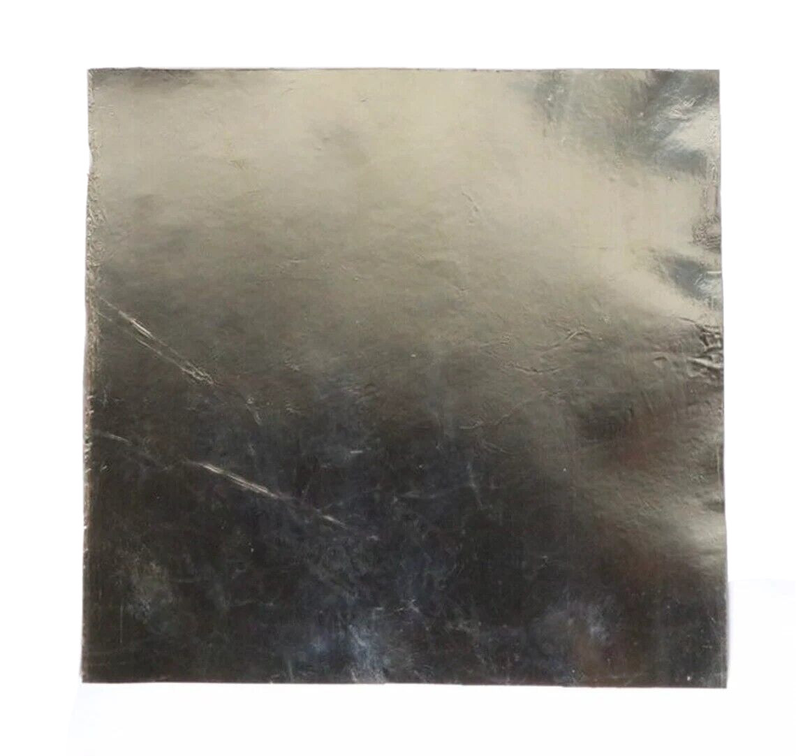6×6 REAL Tin Foil Metal 99.9% Pure Square 6x6x0.00098 Inch Element Sample