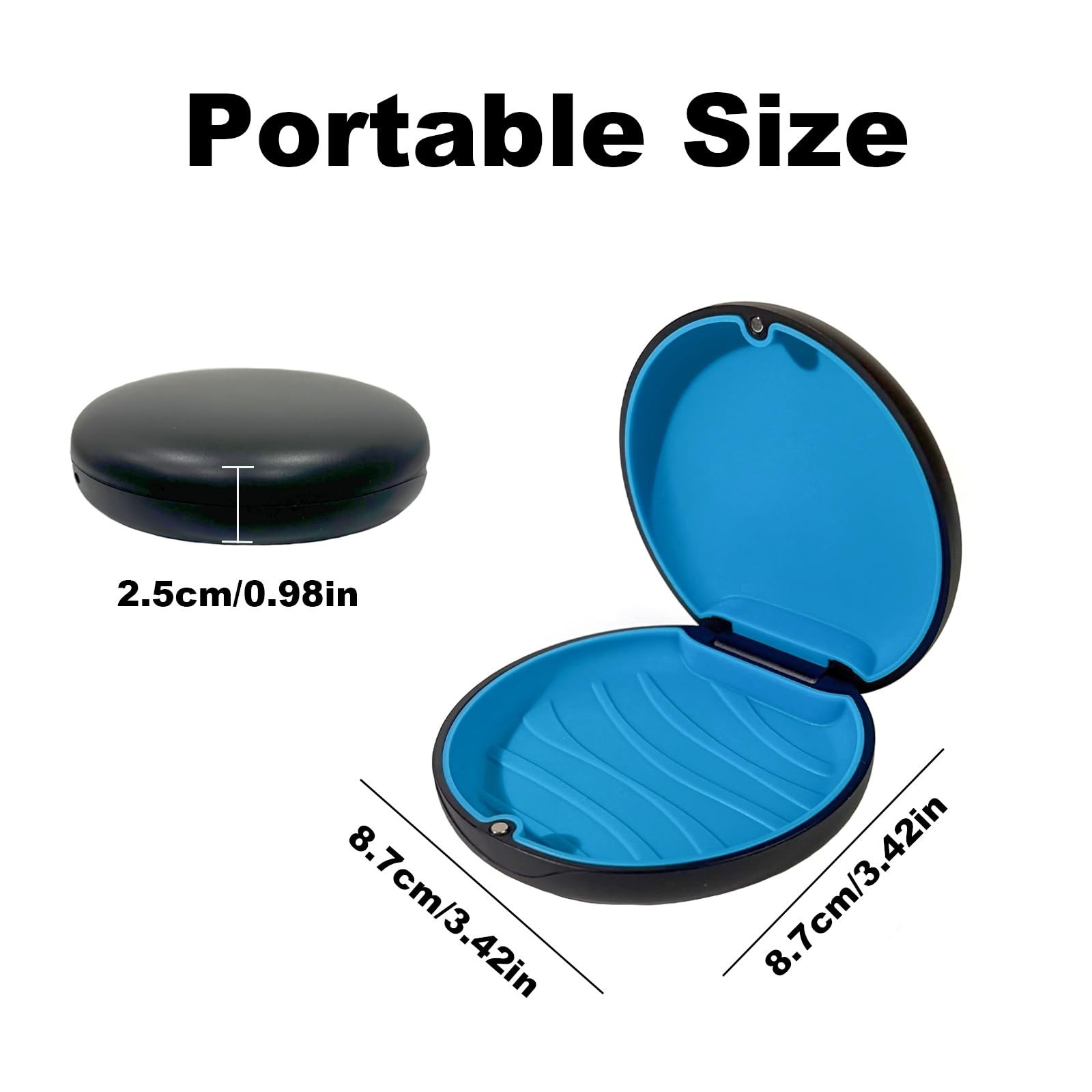 2PCS Retainer Case Compatible with Invisalign,Cute Slim Aligner Case,Customi