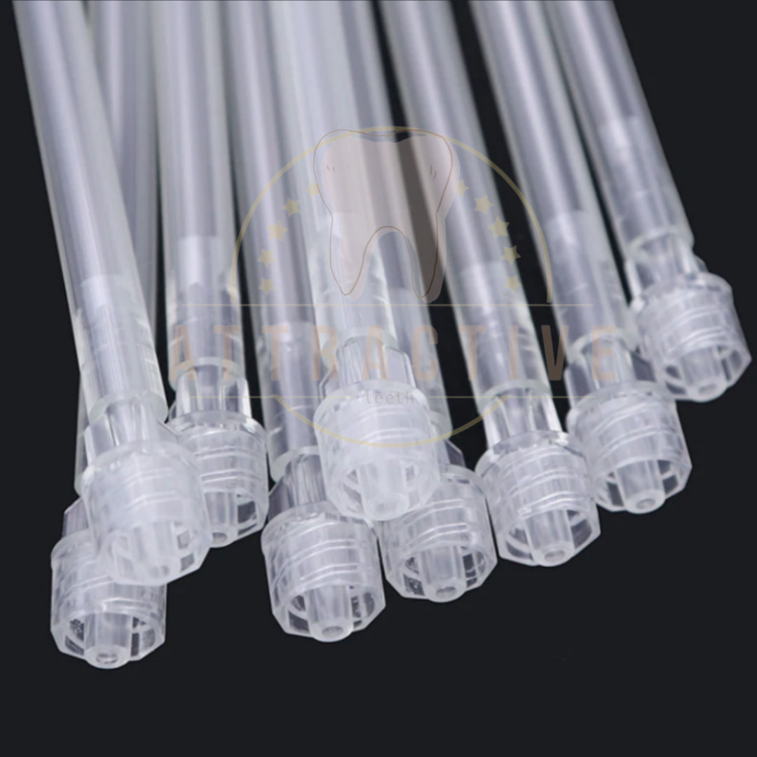 Dental Disposable Saliva Ejector Aspirator Suction Pre-bent Irrigation Tips