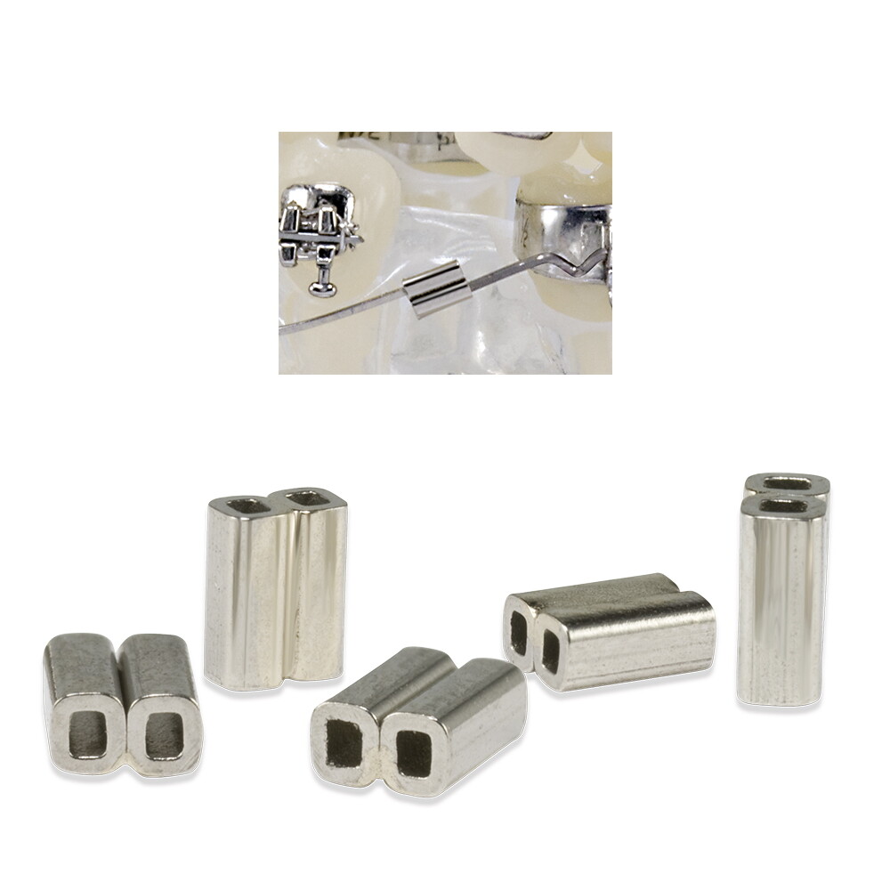 J&J Ortho™ Orthodontic Double Tube Piggyback Tube / Cross Tube(10/pk)