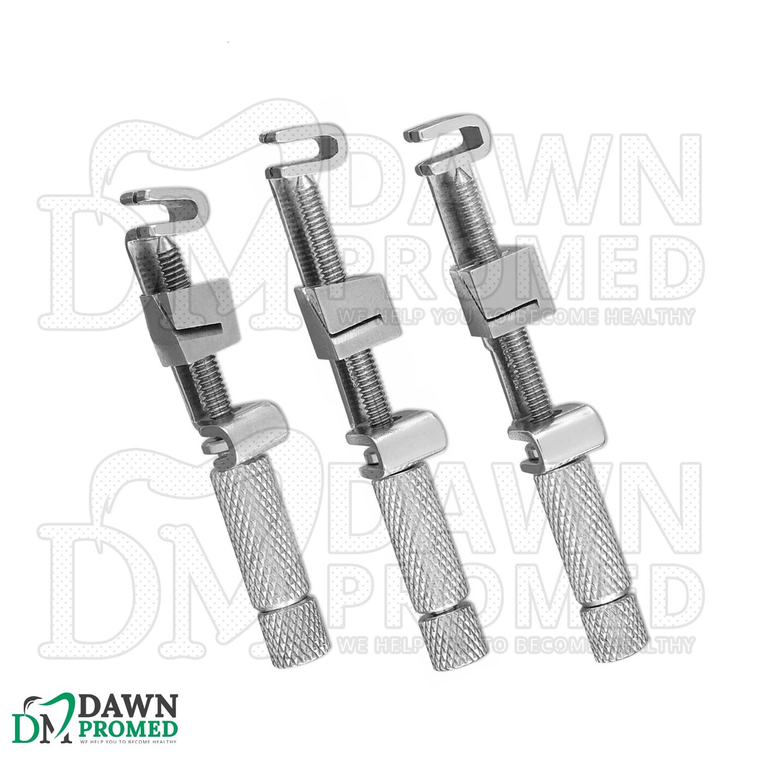 3 Pcs Matrix Tofflemire Retainer Universal, Junior, Senior Dental Instrument Set