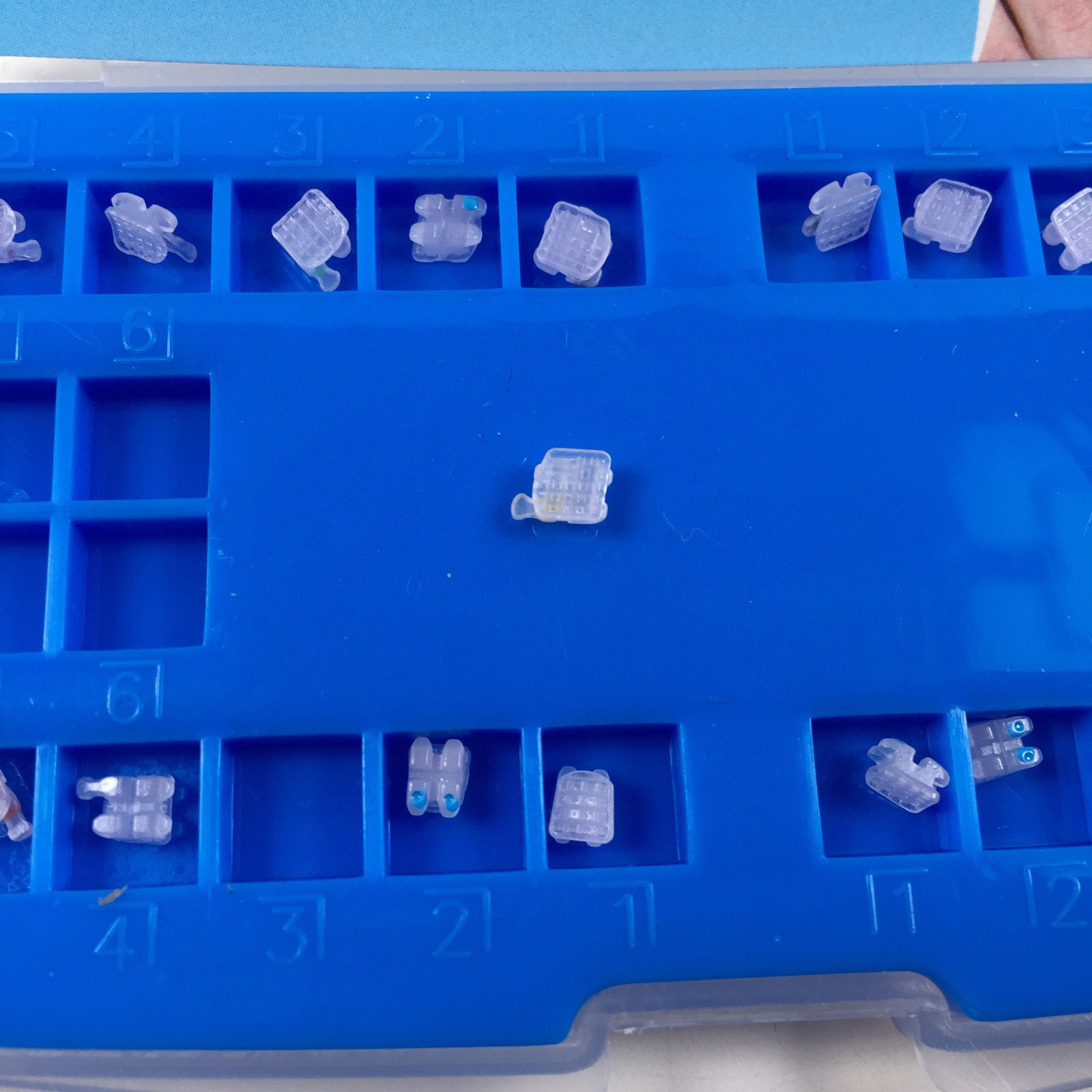 Dental ORMAER New Ceramic Brackets Mini Roth MBT 022/018 Slot Suit 3M Bracket